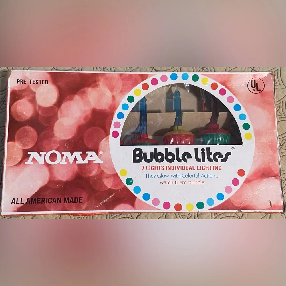 NOMA Bubble Lites 7 Lites (replacement lites, no wiring)